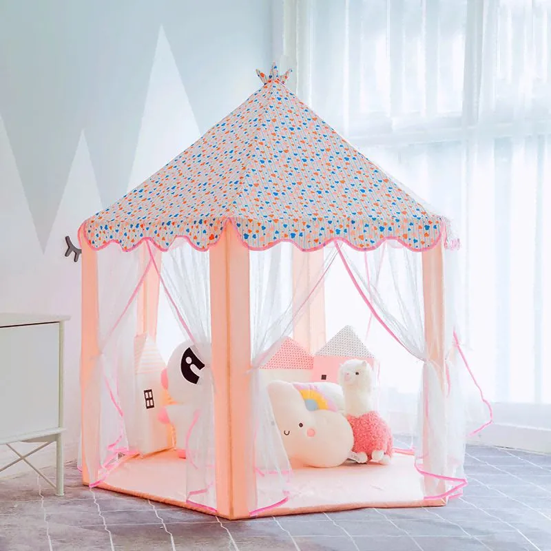 Pink Princess Hexagon Tent